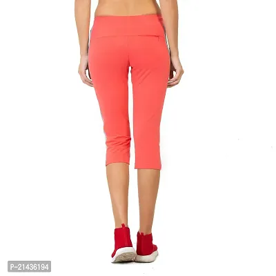 Women Capri Pants Cotton Sweatpants Joggers Soft Running with Large Pockets  by PULI